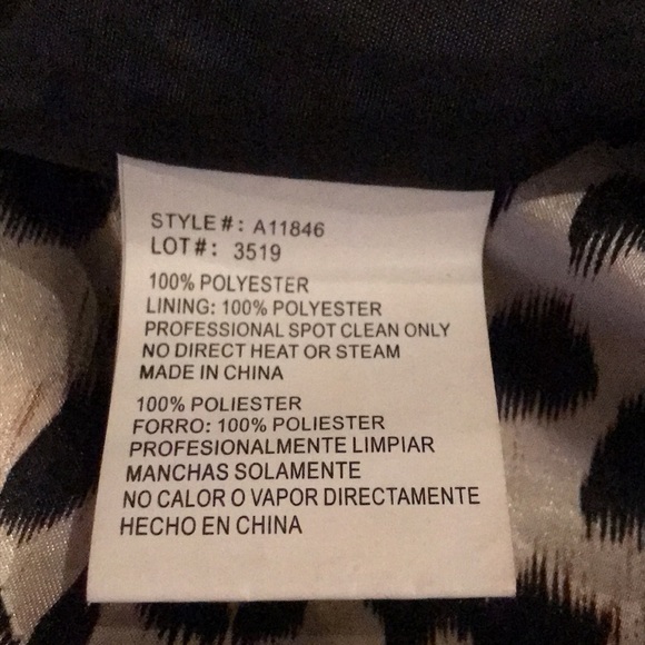 Betsy & Adam sexy animal print gown 4 - Picture 12 of 12